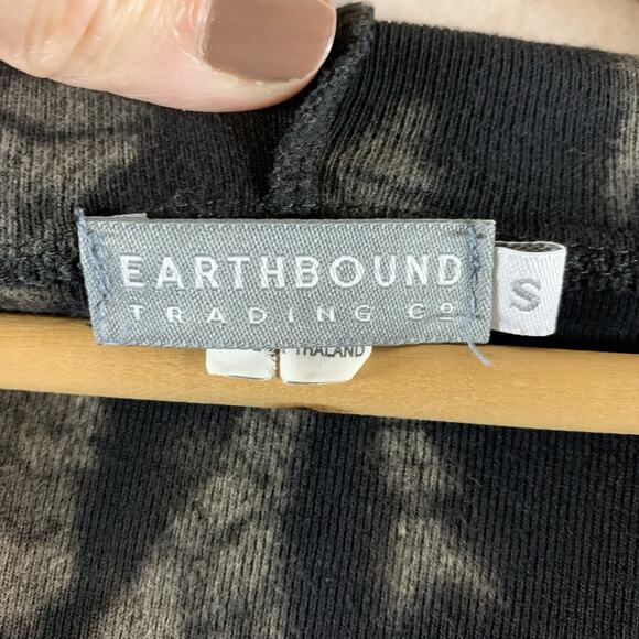 Earthbound Women Longline Button Hoodie Jacket Sz S Boho Grunge Witchy Festival - Picture 5 of 10